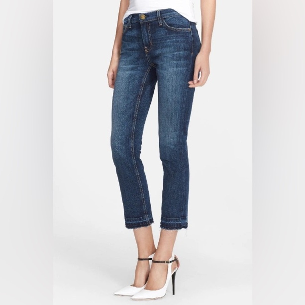 New Current Elliott /The Cropped Straight Loved Denim Jeans 31